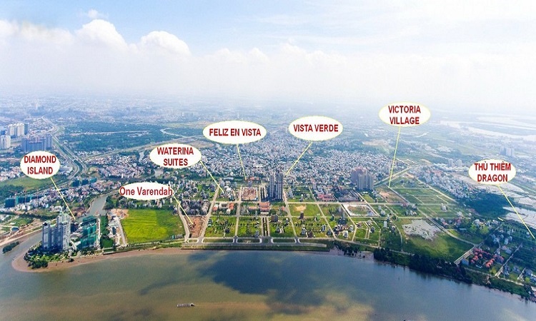6 dự án căn hộ Thạnh Mỹ Lợi hưởng lợi từ cầu qua đảo Kim Cương