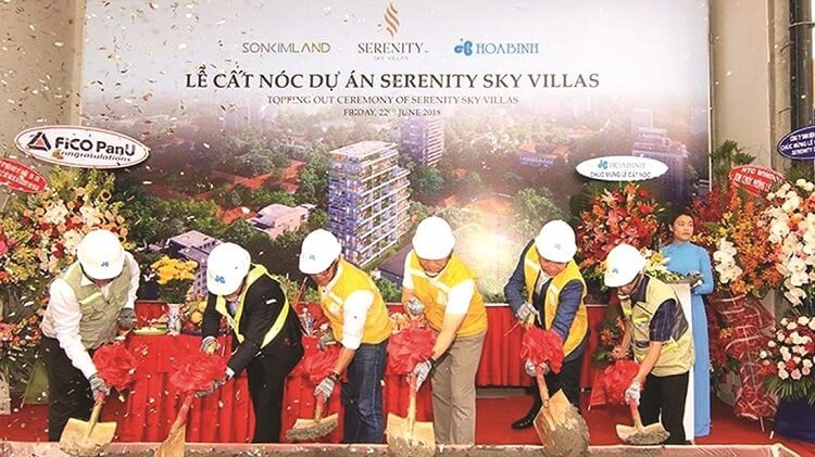 Lễ cất nóc dự án Serenity Sky Villas của Sơn Kim Land