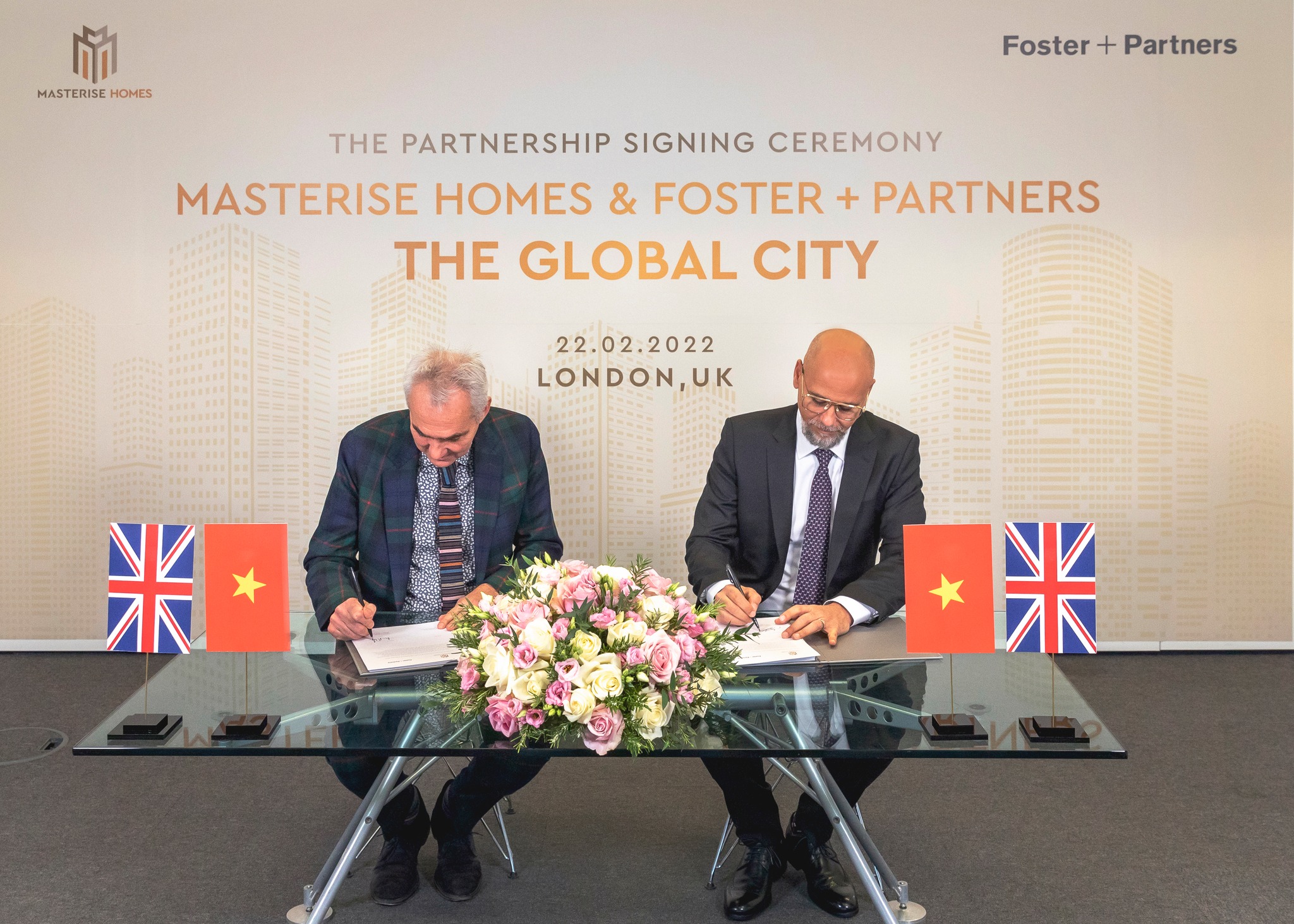 Lễ ký kết giữa Masterise Homes với Foster + Partners để kiến tạo KĐT The Global City