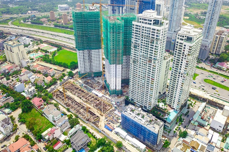 Thăm công trường xây dựng dự án căn hộ Q2 THAO DIEN tháng 9/2018